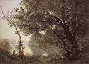 Corot Camille Memory of Mortefontaine oil painting on canvas